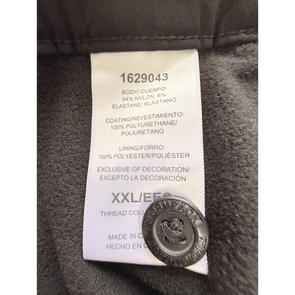 Stormpack Windproof Lined Pants XXL Black Outdoor Hiking Thermal NWT Women - Picture 11 of 12